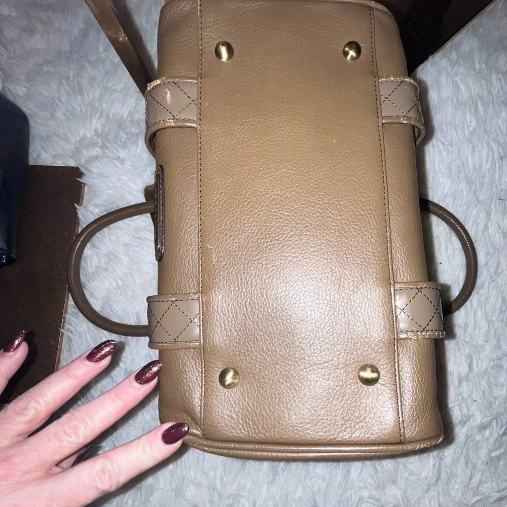 Burberry Leather Satchel - Picture 3 of 16